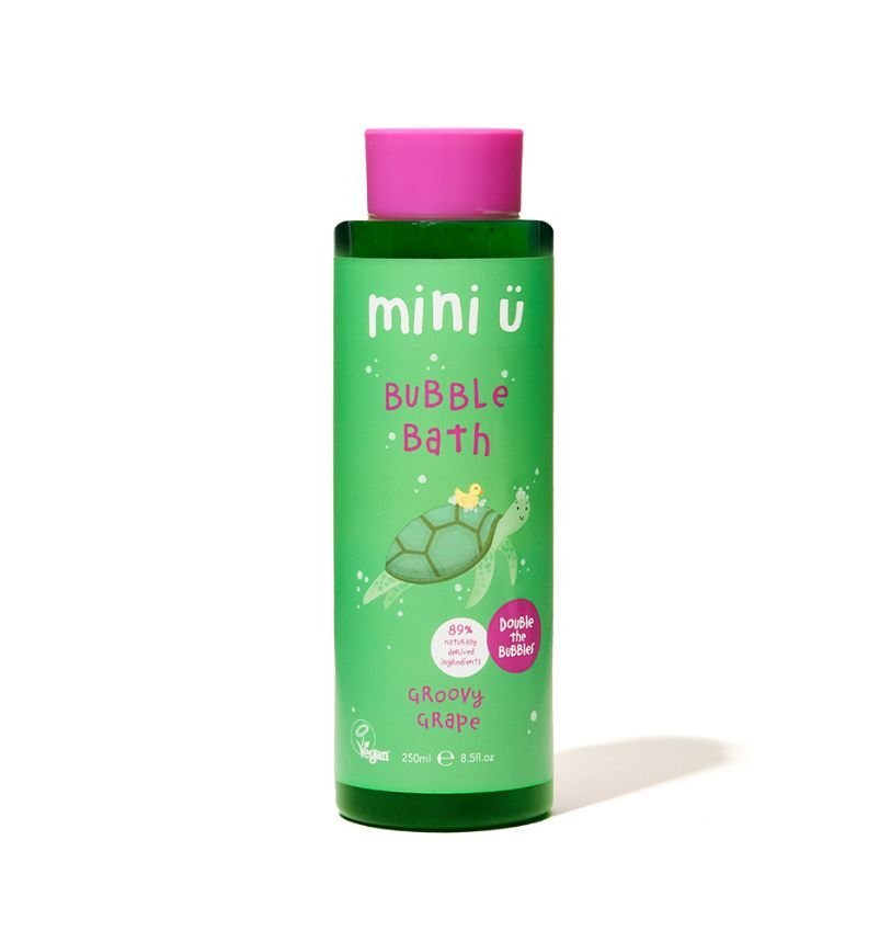 Naturalny Bąbelkowy Płyn Do Kąpieli WINOGRONO 0+ 250ml Mini U