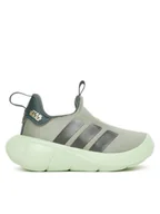 Buty dla dziewczynek - adidas Sneakersy Star Wars the Mandalorian Monofit JI0502 Zielony - miniaturka - grafika 1