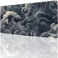 Podkładki pod mysz - PODKŁADKA POD MYSZ MYSZKĘ Wielkie Fale 90x40 TILT Wytrzymała Gamingowa - miniaturka - grafika 1