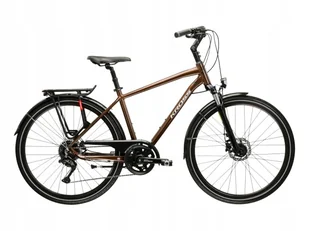 Rower trekkingowy KROSS TRANS 5.0 rozmiar L Brązowy - Rowery - miniaturka - grafika 1