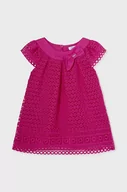 Sukienki i spódniczki dla dziewczynek - Mayoral sukienka niemowlęca kolor różowy mini rozkloszowana - miniaturka - grafika 1