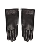 Rękawiczki - Calvin Klein Rękawiczki Damskie K60K612665 Czarny - miniaturka - grafika 1