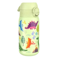 Bidony dla dzieci - Butelka ION8 Single Wall I8SS400PGDINO Dinosaurs - miniaturka - grafika 1