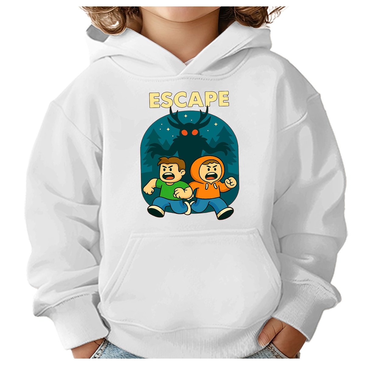 BLUZA DZIECIĘCA Z KAPTUREM 99 NOCY W LESIE ROBLOX 104 PREZENT