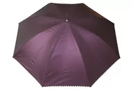 Parasole - Parasol damski metalik fiolet, Automatyczny, Wiatroodporny - miniaturka - grafika 1