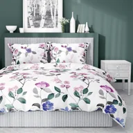 Pościel - Pościel Satynowa 220X200 Fioletowa Kwiaty 4242Home Satin 11 - miniaturka - grafika 1