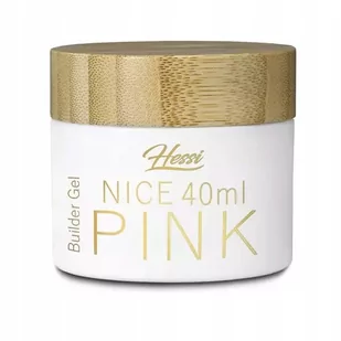 Hessi, Żel budujący Nice Pink, 40 ml - Utwardzacze do paznokci - miniaturka - grafika 1