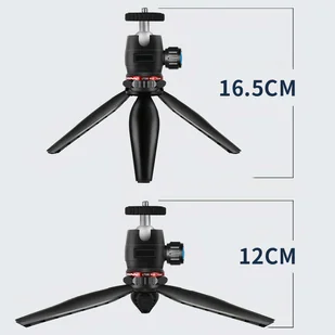 Uchwyt na telefon Alogy Mini Tripod Trójnóg Liginn do robienia zdjęć do telefonu kamery GoPro lampy ring 1/4 Czarny - Statywy fotograficzne - miniaturka - grafika 9