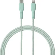 Kable USB - Kabel USB Typ-C - Lightning QUALO Ultimate QKN-CL-21 1.5 m Miętowy - miniaturka - grafika 1