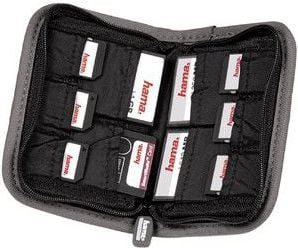 Pokrowiec Hama etui na karty pamięci Mini - czarny/szary 49916