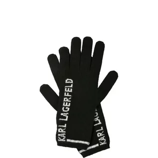 Rękawiczki - Karl Lagerfeld Rękawiczki | z dodatkiem wełny i kaszmiru - grafika 1