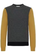 Swetry męskie - CASUAL FRIDAY Cfkarl Crew Lambswool Knit sweter męski, 50817/Pewter Mix, XXL - miniaturka - grafika 1