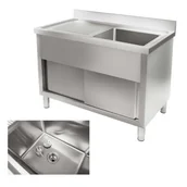 Meble gastronomiczne - Royal Catering Szafka zlewozmywakowa - 120 cm RCHS-1200WS RCHS-1200WS - miniaturka - grafika 1
