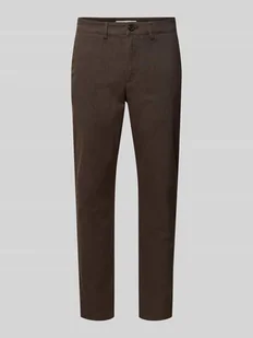 Chinosy o kroju slim fit z mieszanki bawełny model ‘175 BRUSHED’ - Spodnie męskie - miniaturka - grafika 1