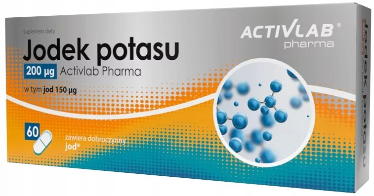 Jodek potasu, 60 kapsułek Activlab Pharma