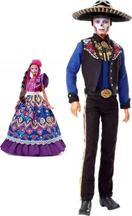 Lalka Barbie Mattel kolekcjonerska Dia De Muertos 2022 HBY09 + Signature DIA DE MUERTOS 2022 Ken HBY10 - Lalki dla dziewczynek - miniaturka - grafika 1