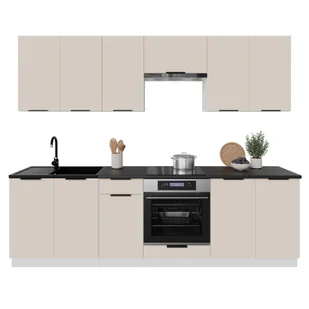 Zestaw Mebli Kuchennych Alto 260 Cm Laminat Kaszmir - Meble kuchenne - miniaturka - grafika 1