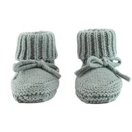 Buty dla dziewczynek - Buciki niechodki z wełny merino 100 miętowe Silk 0-6 mies. - miniaturka - grafika 1