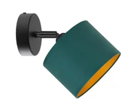 Lampy ścienne - Kinkiet 1xE27 FLOW GREEN GR - miniaturka - grafika 1