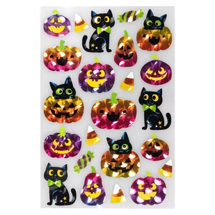 Arpex Naklejki Halloweenowe metalic 140x250 mm - Zabawki kreatywne - miniaturka - grafika 1