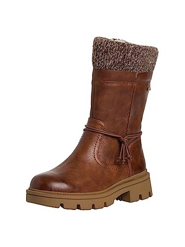 Jana Damskie Softline 8-26472-41 wygodne szerokie wygodne buty wodoodporne antypoślizgowe ciepłe wyściełane botki, koniak, 41 EU, koniak, 41 EU Weit