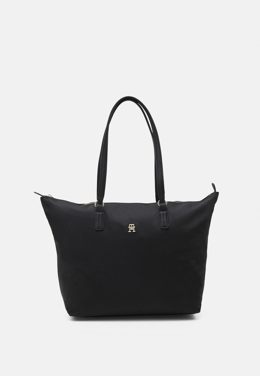Tommy Hilfiger torebka shopper poliester czarna