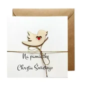 Kartki okolicznościowe i zaproszenia - Kartka Chrzest Święty - Naem - miniaturka - grafika 1