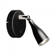 Lampy ścienne - Kinkiet V-TAC 4,5W LED Czarny z włącznikiem VT-805 3000K 420lm 3 Lata Gwarancji - miniaturka - grafika 1