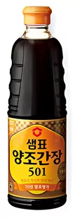 SEMPIO Sos sojowy 501, naturalnie warzony 930ml - Sempio 1014-uniw - Zdrowa żywność - miniaturka - grafika 1