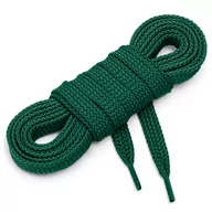 Akcesoria obuwnicze - Sznurówki sznurowadła płaskie 7mm c zielony 150 cm - miniaturka - grafika 1
