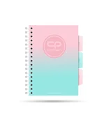 Zeszyty szkolne - Patio, kołozeszyt a5 100k kratka pp coolpack gradient strawberry - miniaturka - grafika 1