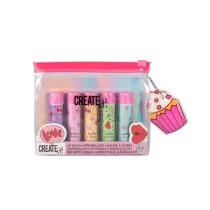 Balsamy do ust z kosmetyczką Create It! Canenco - Zabawy w naśladowanie dorosłych - miniaturka - grafika 1