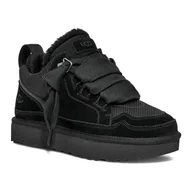 Sneakersy damskie - UGG Sneakersy damskie ocieplane na platformie W Lowmel Black-36 - miniaturka - grafika 1