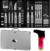 Akcesoria do grilla - Zestaw akcesoria do GRILLA STILHOFF STRONG sztućce 28szt 26+walizka+palnik - miniaturka - grafika 1