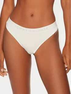 Tommy Hilfiger Stringi UW0UW05510 Écru - Majtki damskie - miniaturka - grafika 1