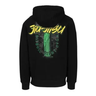 Pit Bull Bluza Z Kapturem Hooded Męska BJJ Fight Division - Bluzy sportowe męskie - miniaturka - grafika 1