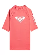 Koszulki dla dziewczynek - Roxy Lycra Krótki Rękaw WHOLEHEARTED Mädchen 8-16 Różowy 10/M - miniaturka - grafika 1