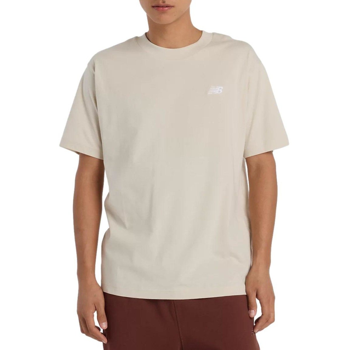 Koszulka męska NB MT41509TWF SPORT ESSENTIALS COTTON T-SH Beżowa