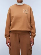 Bluzy damskie - Napapijri Bluza w kolorze jasnobrązowym - miniaturka - grafika 1