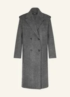 Płaszcze damskie - Weekend Max Mara Płaszcz Wełniany Sabadel Z Odpinanymi Rękawami grau - miniaturka - grafika 1