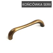 Zawiasy, okucia i inne akcesoria - Uchwyt meblowy podłużny 8478 Antyczny brąz - miniaturka - grafika 1