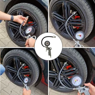 KAFUWELL Pistolet do pompowania kół z manometrem - Narzędzia warsztatowe - miniaturka - grafika 3