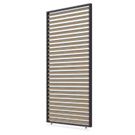 Kratki i pergole - Panel żaluzjowy poziomy do pergoli ELEGANCE/DELUXE/FUSION 1.3 m Woodgrain - Gutroof - miniaturka - grafika 1