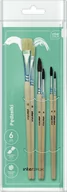 Pędzle - Interdruk, Pędzelki drewniane, 6 szt. - miniaturka - grafika 1