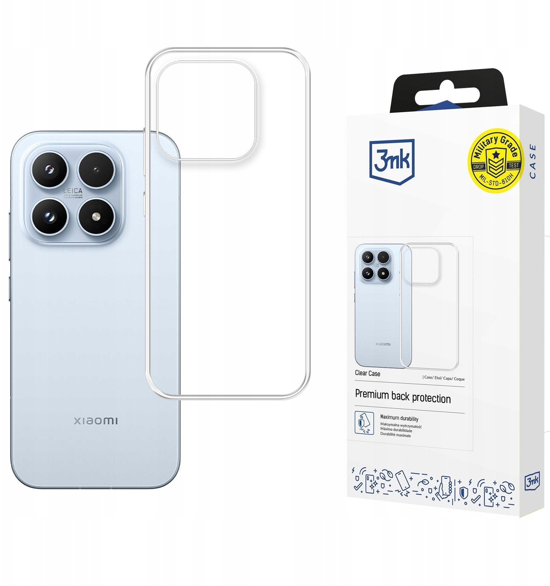 Etui 3MK Clear Case do Xiaomi 17