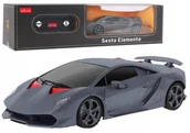 Zabawki zdalnie sterowane - Auto Sportowe Rc 1:24 Zdalnie Sterowane Lamborghini Sesto Elemento Szare - miniaturka - grafika 1