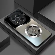 Etui i futerały do telefonów - TEMU Etui na telefon: dla RedmiNote14Pro4G Szkło hartowane Twarda obudowa Okrągły gradient (bez efektu magnetycznego) Wzór z nadrukiem srebrnej głowy - miniaturka - grafika 1