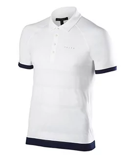 Koszulki męskie - FALKE Basic Golf Polo męska koszulka polo, niebieski, xl 37841 - grafika 1