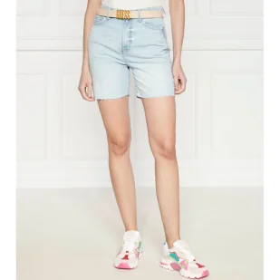 GUESS Jeansowe szorty | Relaxed fit - Spodenki damskie - miniaturka - grafika 1