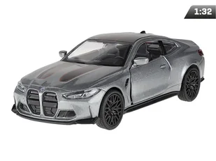 Model 1:32, RMZ BMW M4 CSL, szary - Samochody i pojazdy dla dzieci - miniaturka - grafika 1